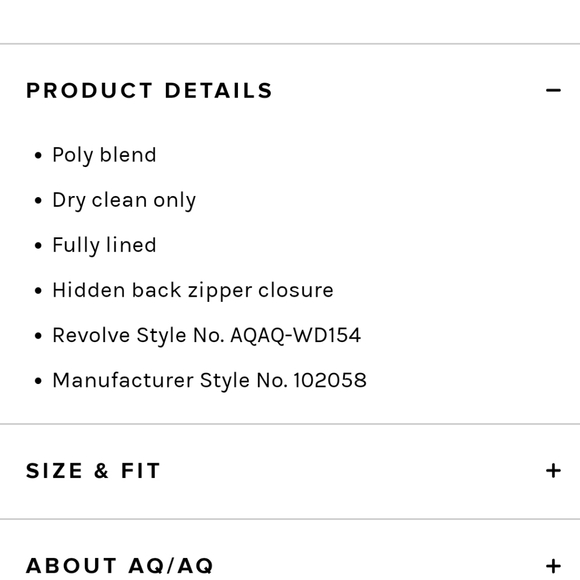 NWOT Revolve AQ/AQ Sez Black Mini Plunge Dress Size 2 - Picture 3 of 9